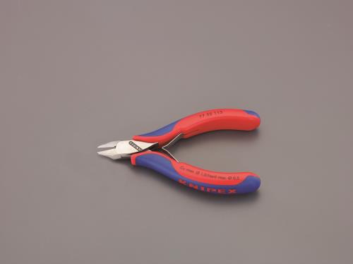 KNIPEX（ｸﾆﾍﾟｯｸｽ） 115mm 精密用ニッパー(ﾊﾞﾈ･ｸﾞﾘｯﾌﾟ付) 7752115