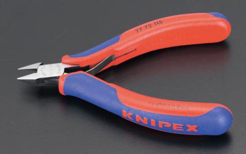 KNIPEX（ｸﾆﾍﾟｯｸｽ） 115mm 精密用ニッパー 7772115