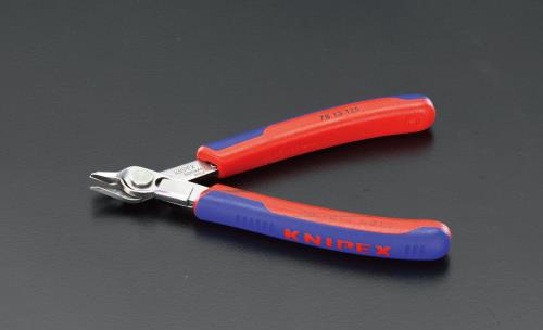 KNIPEX（ｸﾆﾍﾟｯｸｽ） 125mm 精密用ニッパー(ｸﾞﾘｯﾌﾟ･ﾎｰﾙﾄﾞ付/INOX 7813125