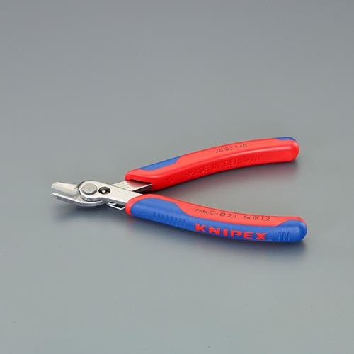 KNIPEX（ｸﾆﾍﾟｯｸｽ） 140mm 精密用ニッパー(ｸﾞﾘｯﾌﾟ付/INOX) 7803140