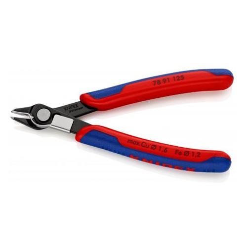 KNIPEX（ｸﾆﾍﾟｯｸｽ） 125mm 精密用ニッパー(ｸﾞﾘｯﾌﾟ･ﾎｰﾙﾄﾞ付) 7891125