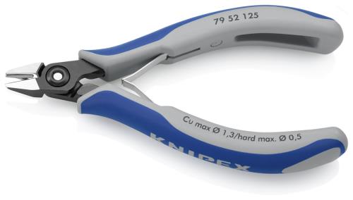 KNIPEX（ｸﾆﾍﾟｯｸｽ） 125mm 精密用ニッパー(ｸﾞﾘｯﾌﾟ･ﾊﾞﾈ付) 7952125