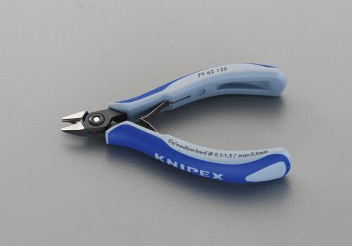 KNIPEX（ｸﾆﾍﾟｯｸｽ） 125mm 精密用ニッパー(ｸﾞﾘｯﾌﾟ･ﾊﾞﾈ付) 7962125