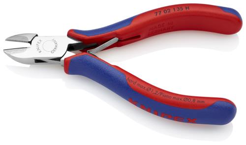 KNIPEX（ｸﾆﾍﾟｯｸｽ） 135mm 精密用ニッパー(超硬刃付) 7702135H