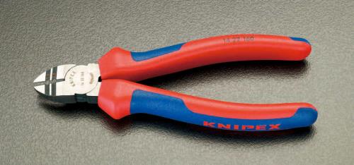 KNIPEX（ｸﾆﾍﾟｯｸｽ） 160mm 穴付ニッパー(ｸﾞﾘｯﾌﾟ付) 1422160