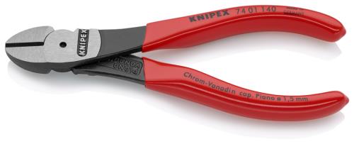 KNIPEX（ｸﾆﾍﾟｯｸｽ） 140mm 強力型ニッパー 7401140