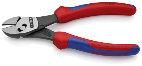 KNIPEX（ｸﾆﾍﾟｯｸｽ） 180mm 強力型ニッパー(ｸﾞﾘｯﾌﾟ付) 7372180