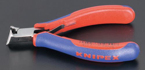 KNIPEX（ｸﾆﾍﾟｯｸｽ） 120mm 精密用エンドニッパー(ｸﾞﾘｯﾌﾟ･ﾊﾞﾈ付) 6212120