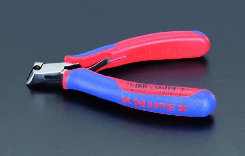 KNIPEX（ｸﾆﾍﾟｯｸｽ） 115mm 精密用エンドニッパー(ｸﾞﾘｯﾌﾟ･ﾊﾞﾈ付) 6452115