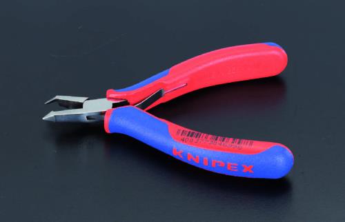 KNIPEX（ｸﾆﾍﾟｯｸｽ） 120mm 精密用エンドニッパー(ｸﾞﾘｯﾌﾟ･ﾊﾞﾈ付) 6462120