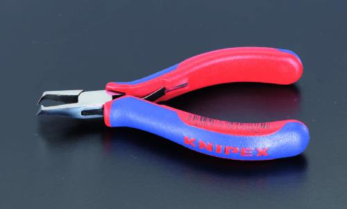 KNIPEX（ｸﾆﾍﾟｯｸｽ） 120mm 精密用エンドニッパー(ｸﾞﾘｯﾌﾟ･ﾊﾞﾈ付) 6472120