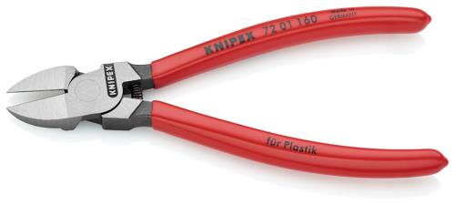 KNIPEX（ｸﾆﾍﾟｯｸｽ） 160mm ニッパー･プラスティック用 7201160