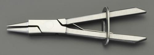 ESCO（エスコ） 130mm 精密プライヤー(時計修理用) EA537HD-4