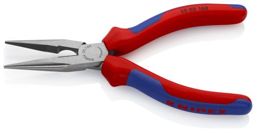 KNIPEX（ｸﾆﾍﾟｯｸｽ） 160mm ラジオペンチ(ｸﾞﾘｯﾌﾟ付/磨き) 2502160