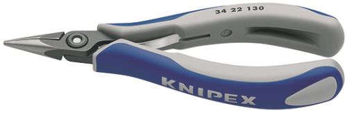 KNIPEX（ｸﾆﾍﾟｯｸｽ） 130mm 精密用プライヤー(ｸﾞﾘｯﾌﾟ付/半丸) 3422130