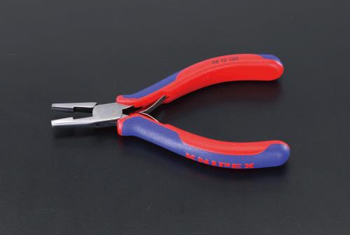 KNIPEX（ｸﾆﾍﾟｯｸｽ） 130mm ｴﾚｸﾄﾛﾆｸｽ用プライヤー(ｸﾞﾘｯﾌﾟ付) 3612130