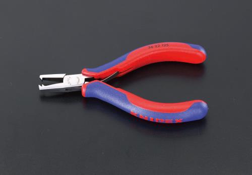 KNIPEX（ｸﾆﾍﾟｯｸｽ） 125mm ｴﾚｸﾄﾛﾆｸｽ用プライヤー(ｸﾞﾘｯﾌﾟ付) 3622125