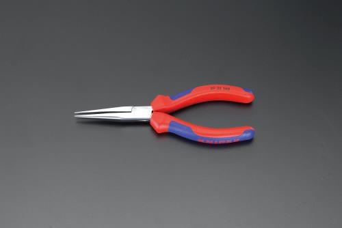 KNIPEX（ｸﾆﾍﾟｯｸｽ） 160mm ﾛﾝｸﾞﾉｰｽﾞﾌﾟﾗｲﾔｰ(ｸﾞﾘｯﾌﾟ付/ﾒｯｷ) 2925160