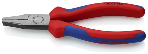 KNIPEX（ｸﾆﾍﾟｯｸｽ） 160mm ﾌﾗｯﾄﾉｰｽﾞﾌﾟﾗｲﾔｰ(ｸﾞﾘｯﾌﾟ付/磨き) 2002160