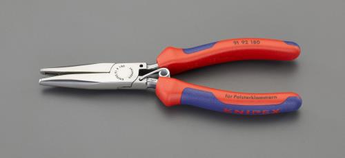 KNIPEX（ｸﾆﾍﾟｯｸｽ） 185mm クリッププライヤー(ｼｰﾄｶﾊﾞｰ用) 9192180