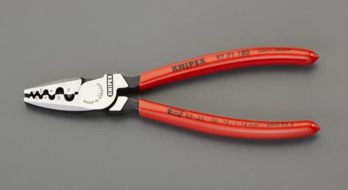 KNIPEX（ｸﾆﾍﾟｯｸｽ） 0.25-16.0mm2 圧着ペンチ(ﾌｪﾙｰﾙ端子用) 9771180