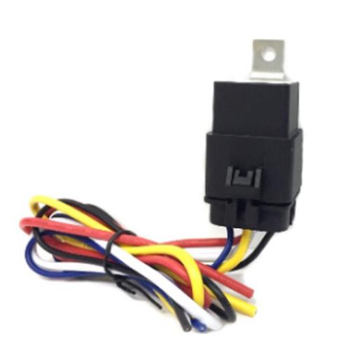 ESCO（エスコ） DC12V/20A/5極 防水リレーソケット EA538RB-46