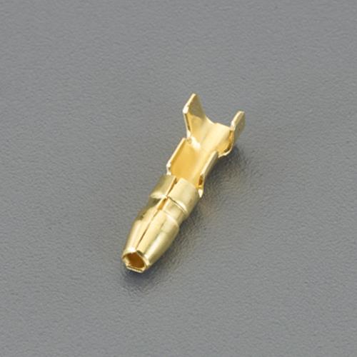 ESCO（エスコ） 0.50-2.00mm2 ギボシ形プラグ(100個) EA538RB-61