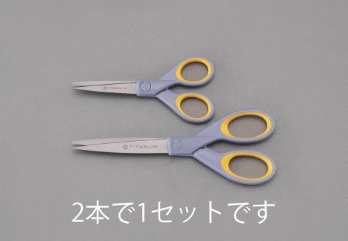 ESCO（エスコ） ２本組 はさみ・クラフト(ﾁﾀﾝ合金製) EA540LA-11