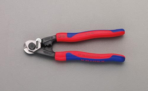 KNIPEX（ｸﾆﾍﾟｯｸｽ） φ 6mm/190mm ワイヤーロープカッター 9562190