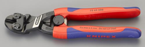 KNIPEX（ｸﾆﾍﾟｯｸｽ） 6mm/200mm 強力型フラッシュカッター 7262200