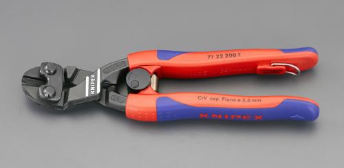 KNIPEX（ｸﾆﾍﾟｯｸｽ） 200mm 強力型ミニクリッパー(ｵﾌｾｯﾄ) 7122-200T