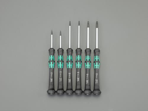 Wera（ヴェラ） 0.9-3.0mm/６本組[Hexagon]ﾄﾞﾗｲﾊﾞｰ(精密用) EA550MF-100