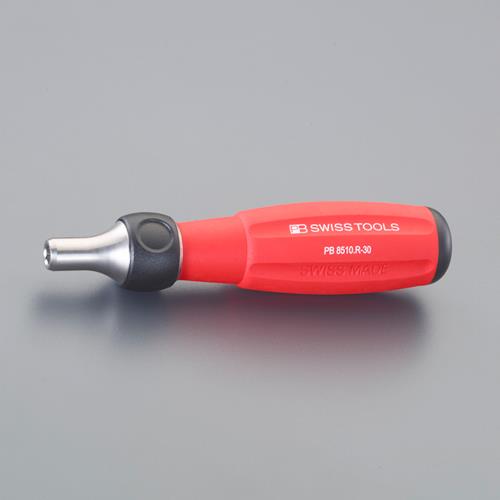 PB SWISS TOOLS（ピービースイスツールズ） 軸1/4”x 30mm ドライバーハンドル(ﾗﾁｪｯﾄ式) PB8510R30