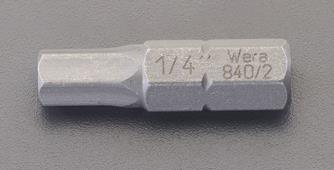 Wera（ヴェラ） 5/32”x 30mm [Hex-Plus]ドライバービット 221102