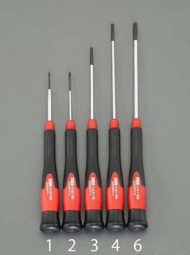 ESCO（エスコ） 3.0x100mm [−]ドライバー(精密用) EA552FC-4