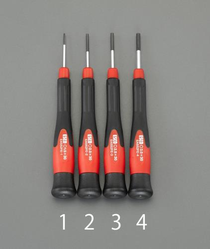 ESCO（エスコ） 3.0x30mm [Hexagon]ドライバー(精密用) EA552FE-4