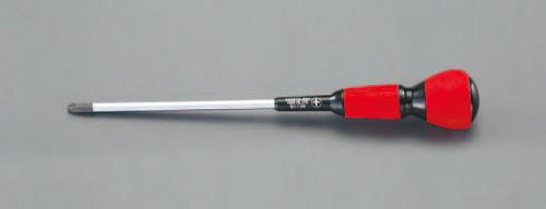 ESCO（エスコ） #2x250mm [+]ドライバー(ﾊﾟﾜｰｸﾞﾘｯﾌﾟ 電工) EA557A-250