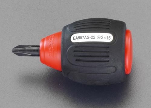 ESCO（エスコ） #1x 15mm [+]ドライバー(ｽﾀﾋﾞｰ型) EA557AS-21