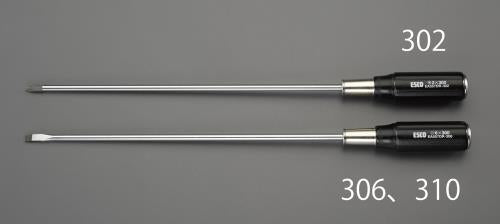 ESCO（エスコ） 6.0x0.9x300mm [-]ドライバー(貫通型/木柄) EA557DR-306