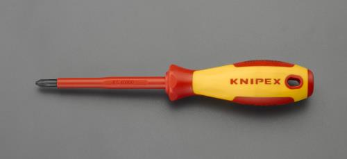 KNIPEX（ｸﾆﾍﾟｯｸｽ） #2x100mm [+]ドライバー(絶縁) 982402