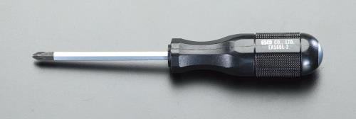 ESCO（エスコ） #1 x 75mm [+]ドライバー(貫通柄) EA560L-1