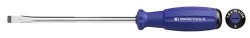 PB SWISS TOOLS（ピービースイスツールズ） 1.6x10.0mm/180mm [-]ドライバー(青) PB8100.6-180BL