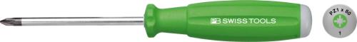 PB SWISS TOOLS（ピービースイスツールズ） PZ1x 80mm [Pozidriv]ドライバー PB8192.1-80