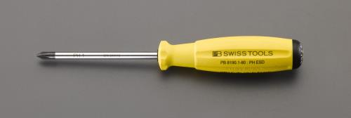 PB SWISS TOOLS（ピービースイスツールズ） #1x 80mm [+]ドライバー(ESD) PB8190.1-80ESD