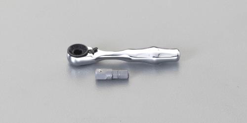 Wera（ヴェラ） 1/4”Hex/87mm ﾗﾁｪｯﾄﾊﾝﾄﾞﾙ(1/4”sqｱﾀﾞﾌﾟﾀｰ付) 073230
