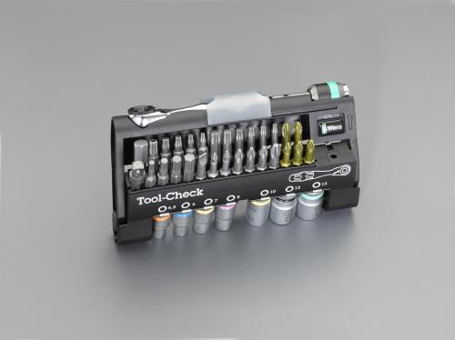 Wera（ヴェラ） [+ - Hex Pozi Torx Socket]ｾｯﾄ(ﾗﾁｪｯﾄ･H付) 073220