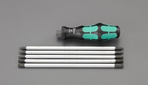 Wera（ヴェラ） ５本組 [Torx]ドライバー(差替式) EA564AB-4