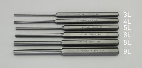 ESCO（エスコ） 5/32”(3.97mm)x203mm 平行ピンポンチ(ﾛﾝｸﾞ) EA572MG-4L