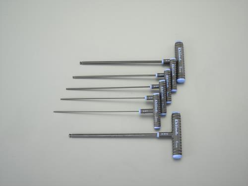 ESCO（エスコ） 2- 6mm/230mm６本組 [Ball Hexagon]Ｔ型ﾚﾝﾁ EA573BR-1