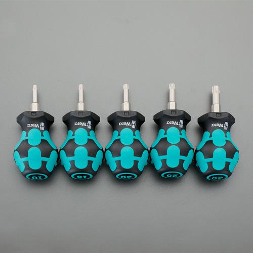 Wera（ヴェラ） ５本組/T10-T27[Torx]ﾄﾞﾗｲﾊﾞｰ(ｽﾀﾋﾞｰ型) 008876